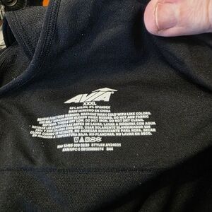 Avia Black Athletic Shirt 3XL